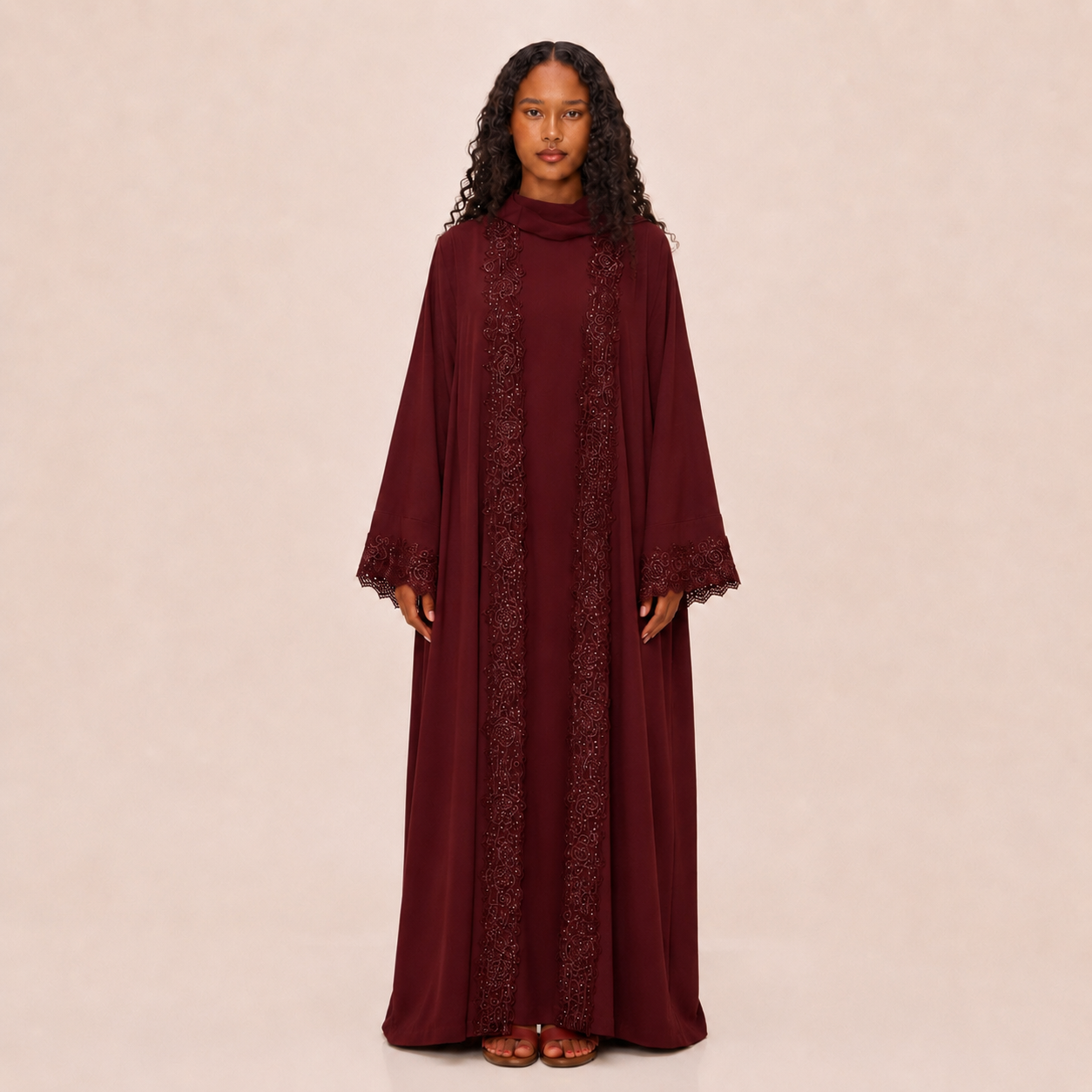 F-Ruby Majesty Abaya