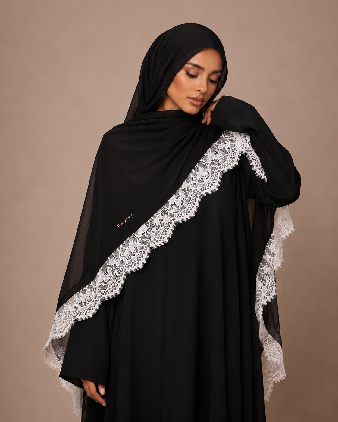 F-Royal Lace Hijab